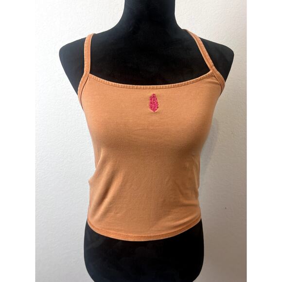 FP Movement by Free People Tops - Free People Movement Strappy Tank Top - Brown & Pink, Small